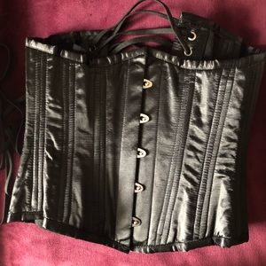 Satin Underbust Steel Boned Corset